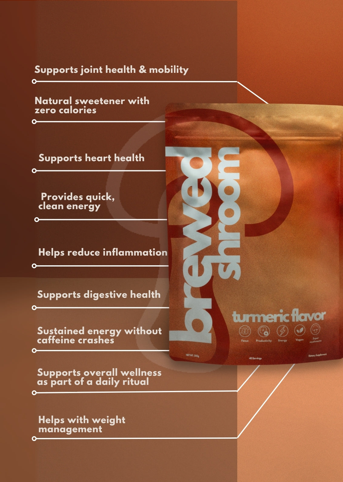 BrewedShroom Turmeric Booster
